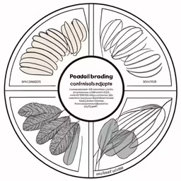 the diagram is shown, with different plants and seeds on it