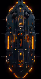 some kind of art that looks like a spaceship