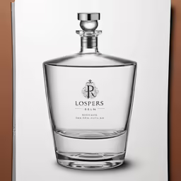 a bottle of whiskey sitting on top of a table