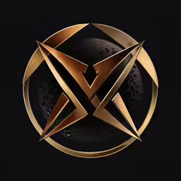 the gold and black emblem of an anarchyist organization
