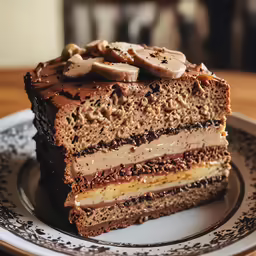 a piece of cake that is on a plate