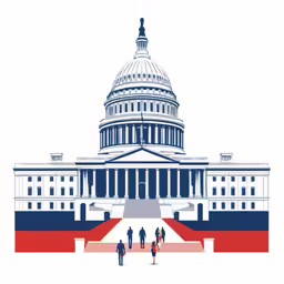 people standing outside of the capitol building in washington dc