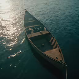 small boat on open water during daytime on calm day
