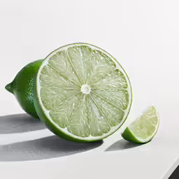 a lemon cut in half and sliced into small pieces