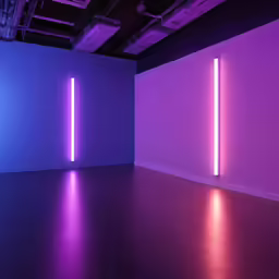a wall that has two different types of paint