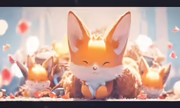 a photo of an adorable little fox cub