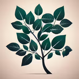 a green tree with green leaves in it,a tree with a lot of leaves growing from it