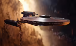 a model replica from the star trek movie