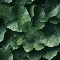 a close up of a bunch of green leaves