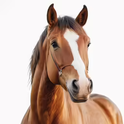 the close up photo shows the head and forehead of a horse