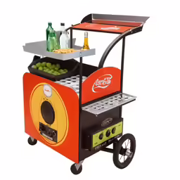 a machine that has been converted to serve some wine