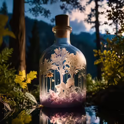 a flower vase is sitting on top of a table