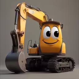 an animated robot from pixamo and wearing a black hat