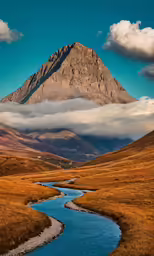 an image of a beautiful mountains that look like this