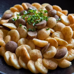 a plate that has a bunch of food on it