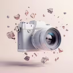 an image of the camera being flipped apart