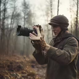 a man taking a photo with his camera