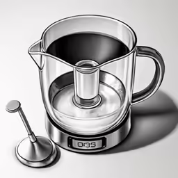 this is an image of a drawing of an electric juicer