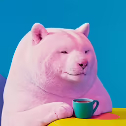 an animal that is sitting on a table