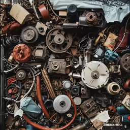 a collection of different old fashion type objects
