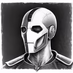 the helmet of a character from ant man