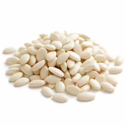 white beans are the most popular foods on display