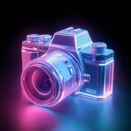 a digital camera sitting on top of a table