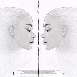 two images are shown side by side of one another with the same side showing the same area