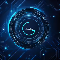 a futuristic blue background that is made up of many connected dots