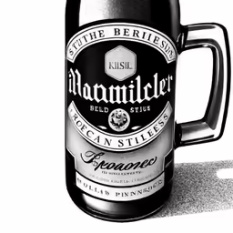 a beer bottle that has a lid