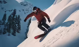 a man on some skis in the snow