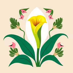 a beautiful flower with pink and green leaves