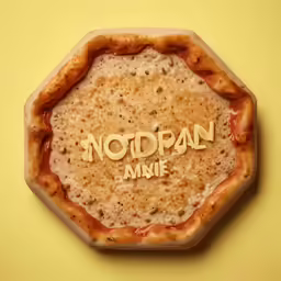 a close up of a pizza on a surface