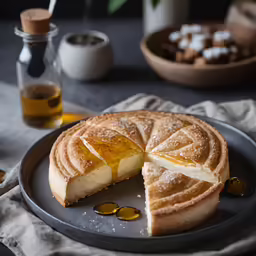 a cake that is sitting on a plate