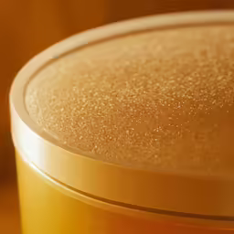 a brown round object with a circular top