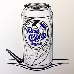 a can with a cap and the label says rapid chill
