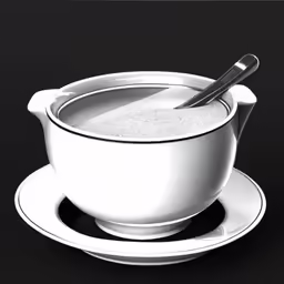 this is a photo of a bowl and spoon