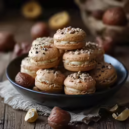 a pile of cookies on top of a plate