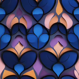 an artistic photo with some abstract designs on it