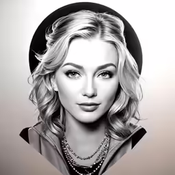 an artistic black and white photo of the face of a woman
