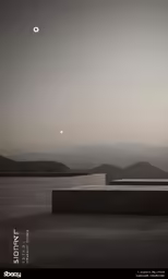 an image of a moon setting in the sky
