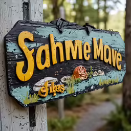 a sign for a movie theater on the side of the road