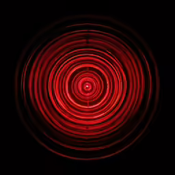 a red light in the dark on some red wires