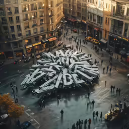 a building that looks like an inflatable object