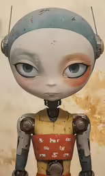 a close up of an alien like animal
