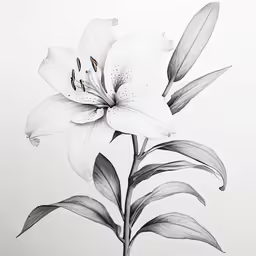 an artwork that has some flowers on it
