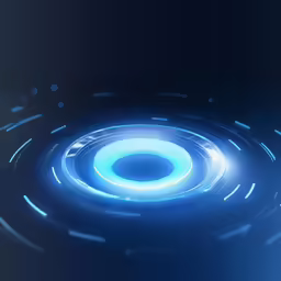 the background for this wallpaper is blue and contains a circle