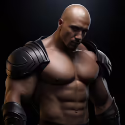 a man wearing a bodysuit standing up