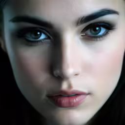 close up picture of woman with light brown hair