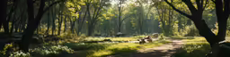 the picture of trees is very blurry and it looks like it might have been an art work